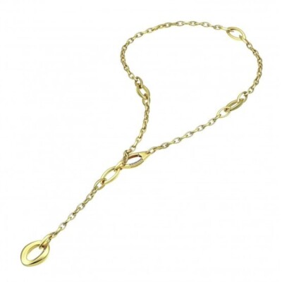 Collier Cravate CHIMENTO or jaune 750 millièmes et diamants