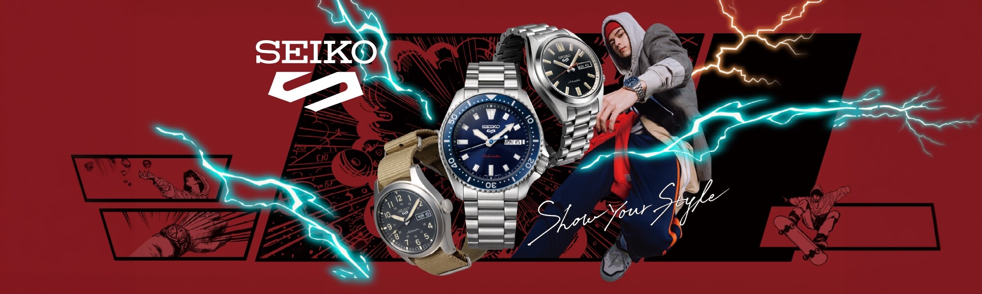 Montres Seiko 5
