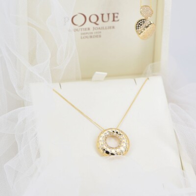 Collier Collection Lumière or jaune 750 millièmes et diamants
