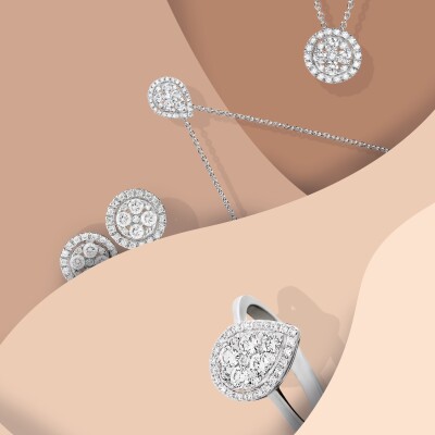 Bague Héritage en or blanc et diamants