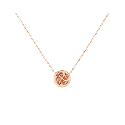 Pendentif en or rose et diamant