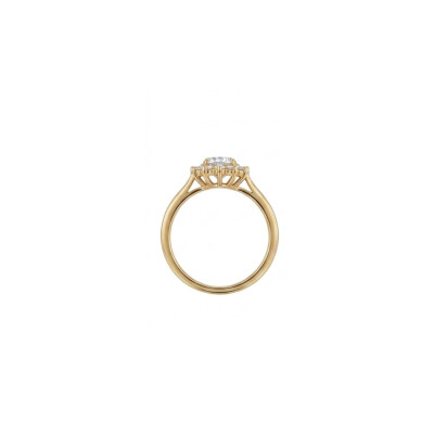 Bague Marguerite, or jaune et diamants