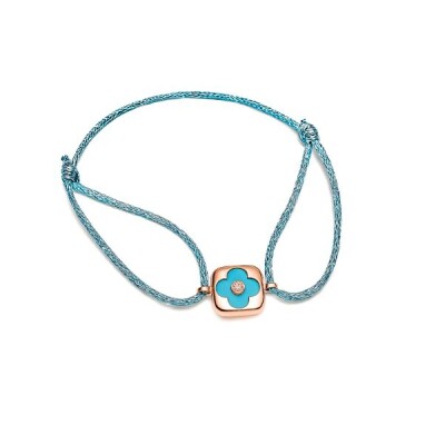 bracelet or rose et diamant