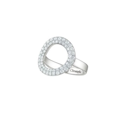 Bague Idole or blanc et diamants