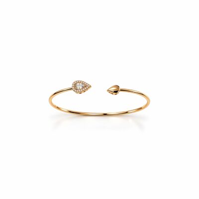 Bracelets or rose et diamants