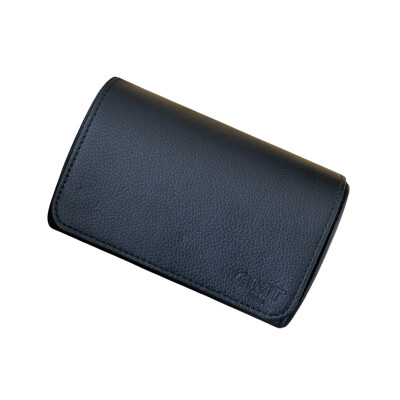 Boîte à montres - JAMES - cuir noir