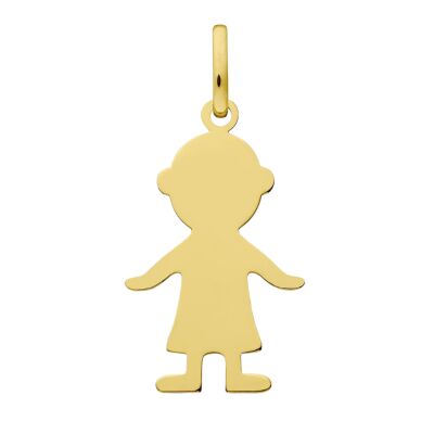 Pendentif petit garcon en or jaune 18 carat