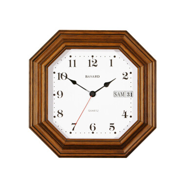 Pendule en bois Jour date