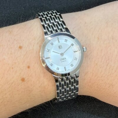 Montre Cover Diamond Femme - Acier avec Cadran Nacré & Diamant