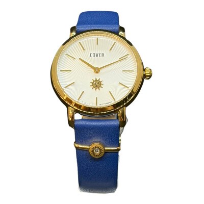 Montre Cover Femme - Cuir & Dorée