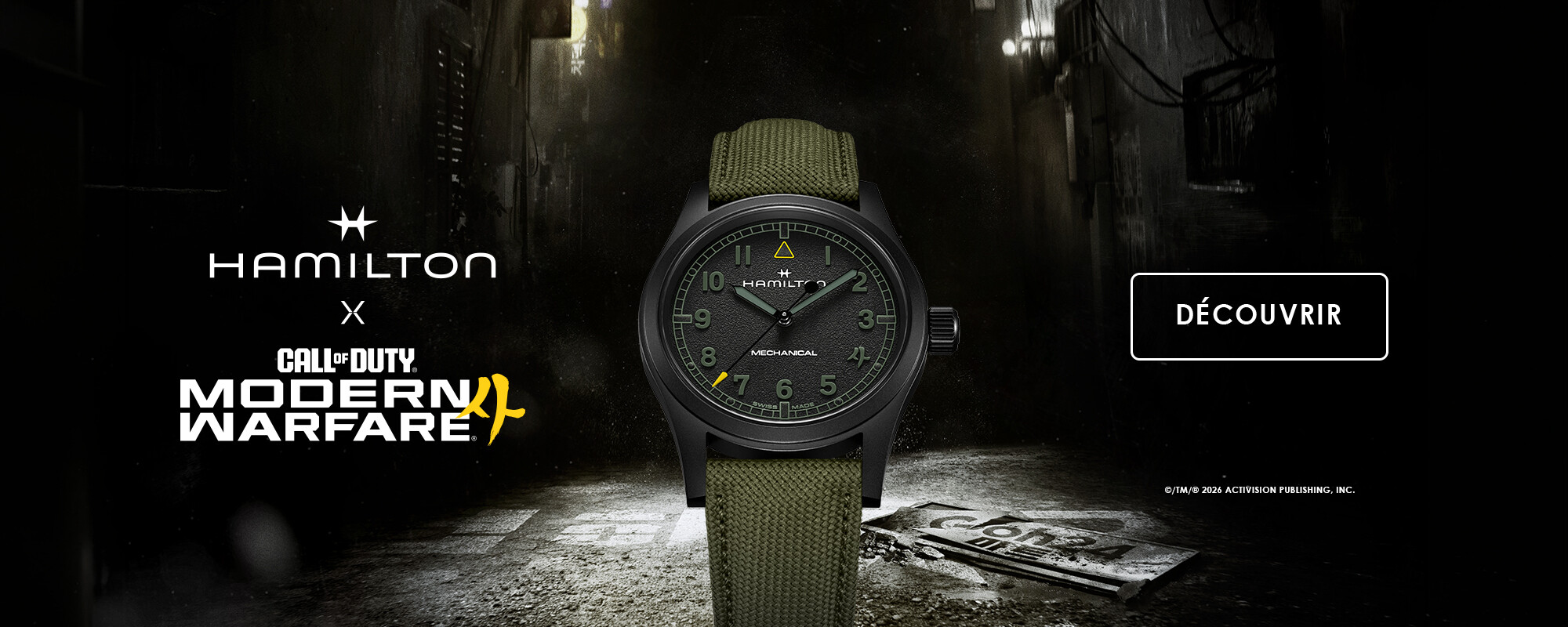 Les montres Hamilton chez bijouterie Ramseyer
