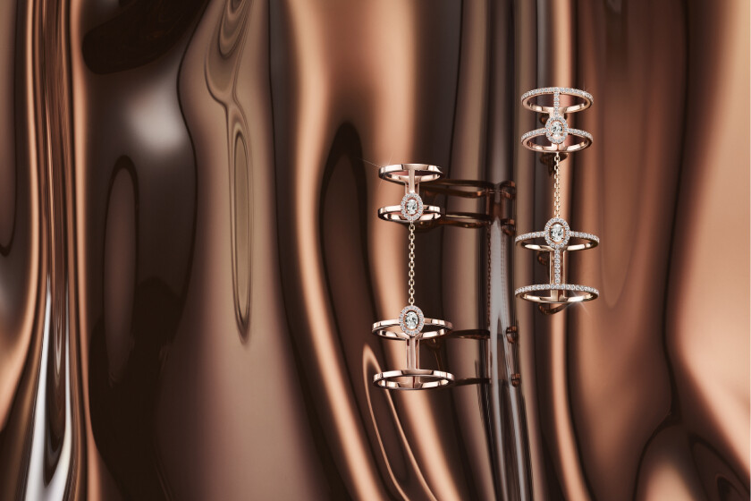 Créations Messika Glam’Azone en or et diamants