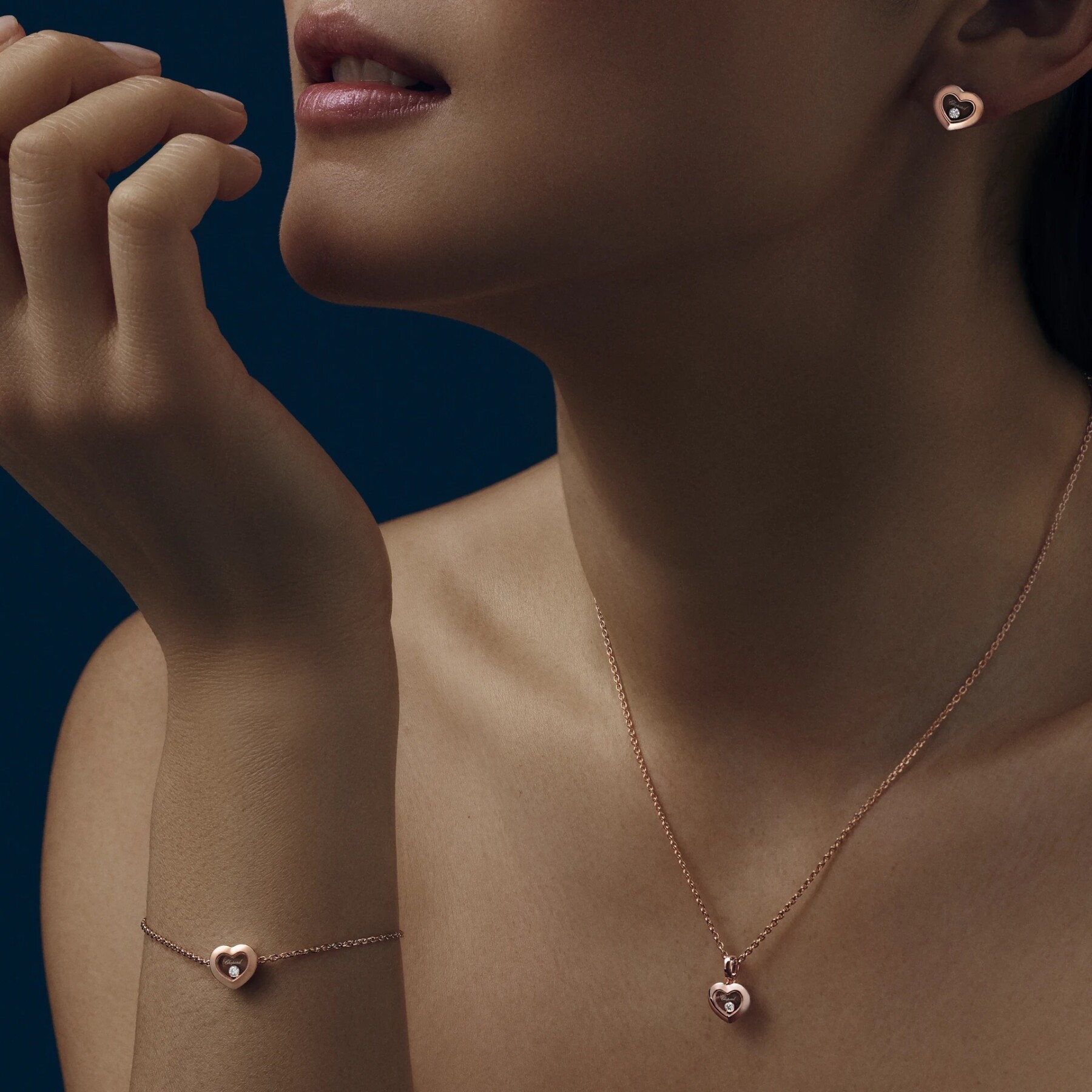 Pendentif Happy Diamonds Icons de Chopard en or rose et diamant