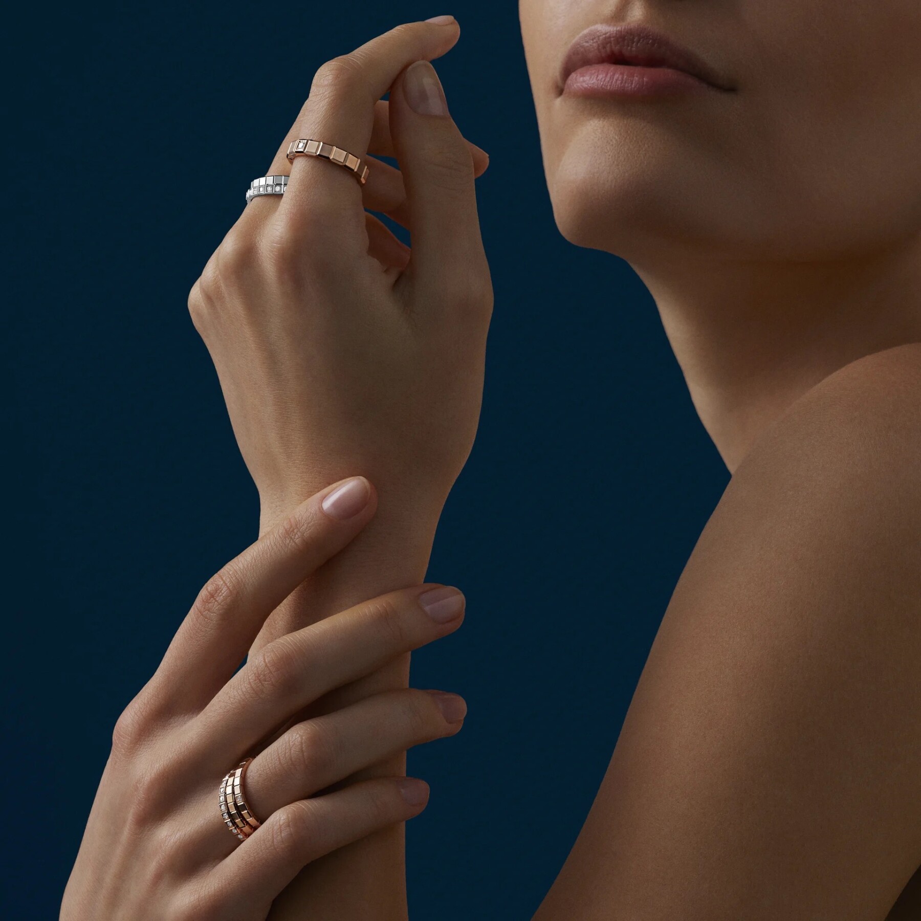 Bague Ice Cube de Chopard en or blanc