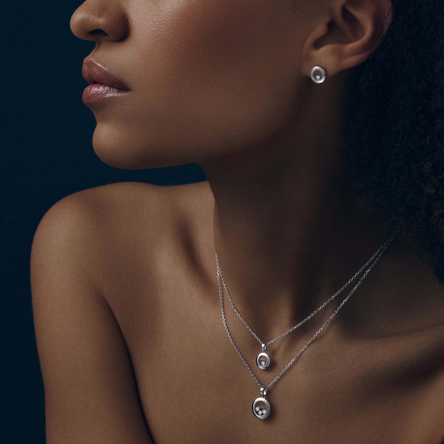 Pendentif Happy Diamonds Icons de Chopard en or blanc et diamants