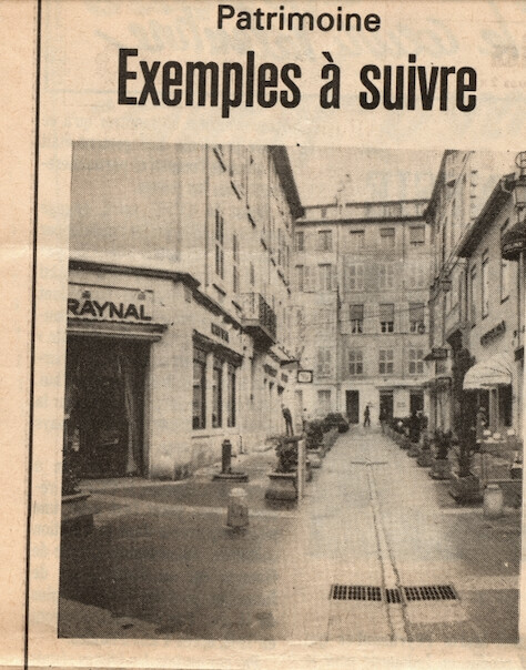 Article de presse ancien évoquant la Maison Raynal