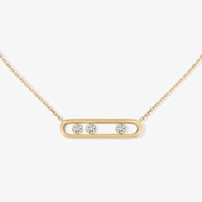 Collier Messika Move Classique en or jaune et diamants