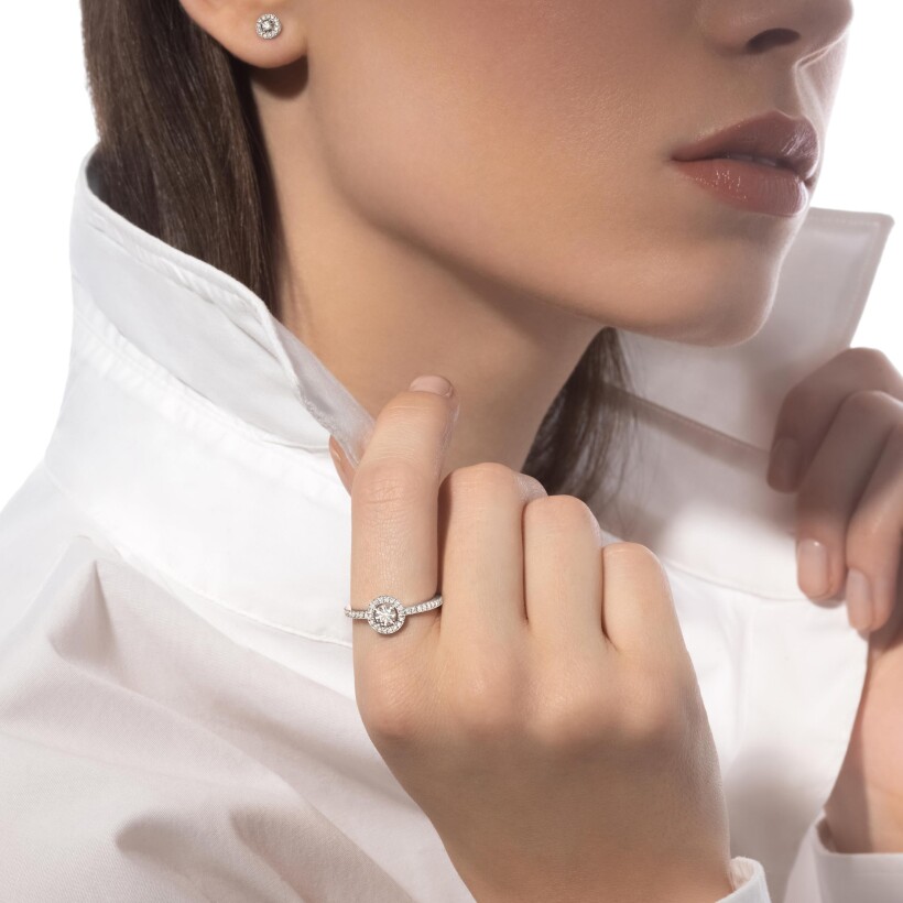 Solitaire Messika Joy en or blanc et diamants