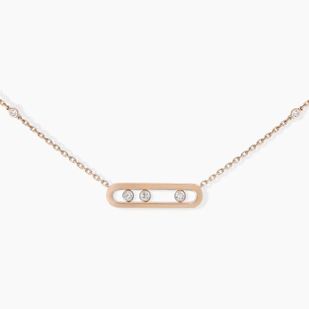 Collier Messika Baby Move en or rose et diamants