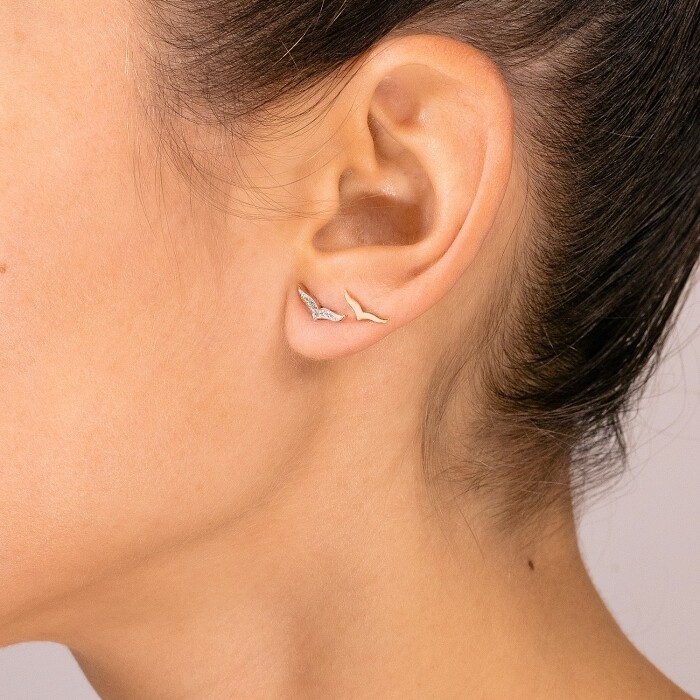 GINETTE NY WISE earrings, rose gold