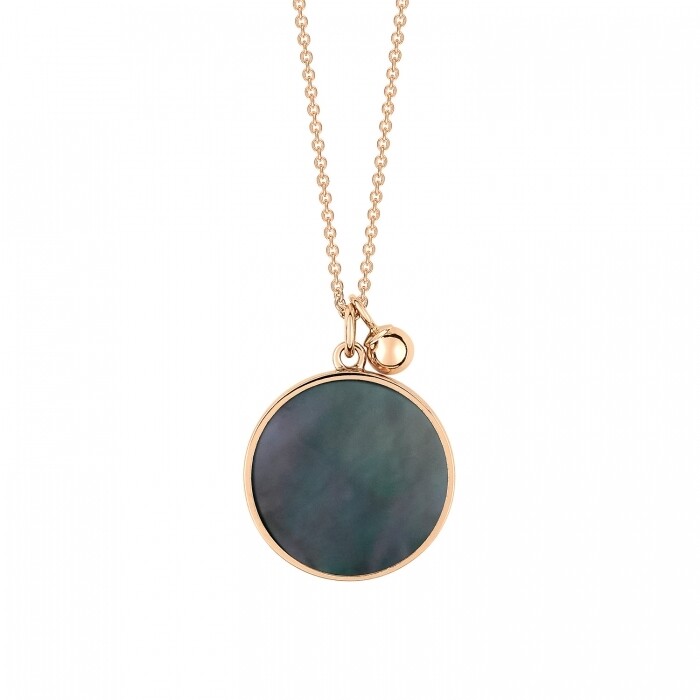 GINETTE NY EVER necklace, rose gold and mother-of-pearl