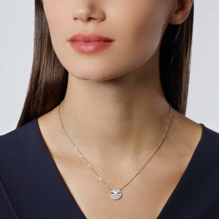 Pendentif Chaumet Jeux de Liens Harmony en or blanc et diamants