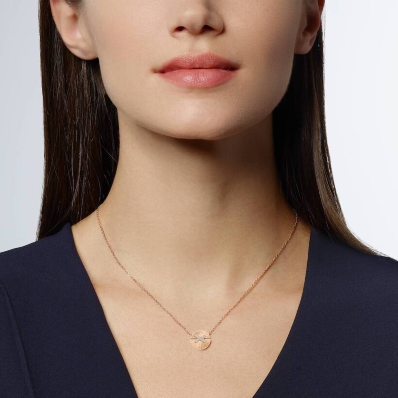 Chaumet Jeux de Liens Harmony pendant, rose gold and diamonds