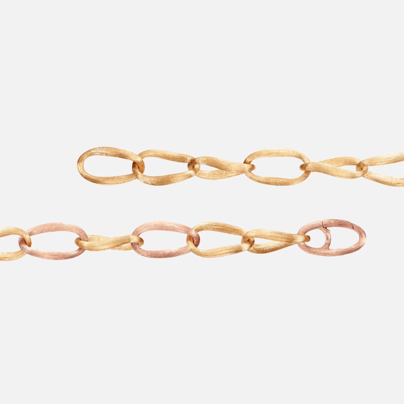 Ole Lynggaard Love bracelet in yellow gold and rose gold 