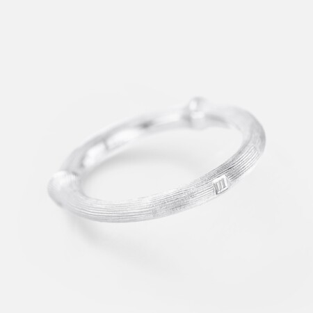 Bague Ole Lynggaard Nature en or blanc