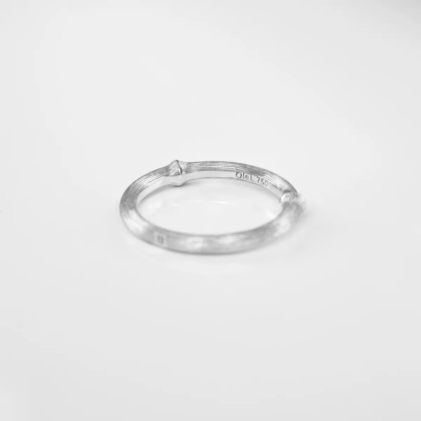 Ole Lynggaard Nature ring, white gold