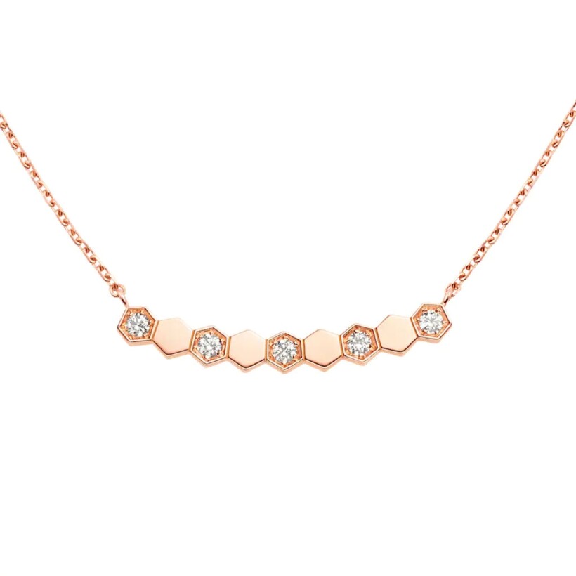 Chaumet Bee My Love necklace, rose gold