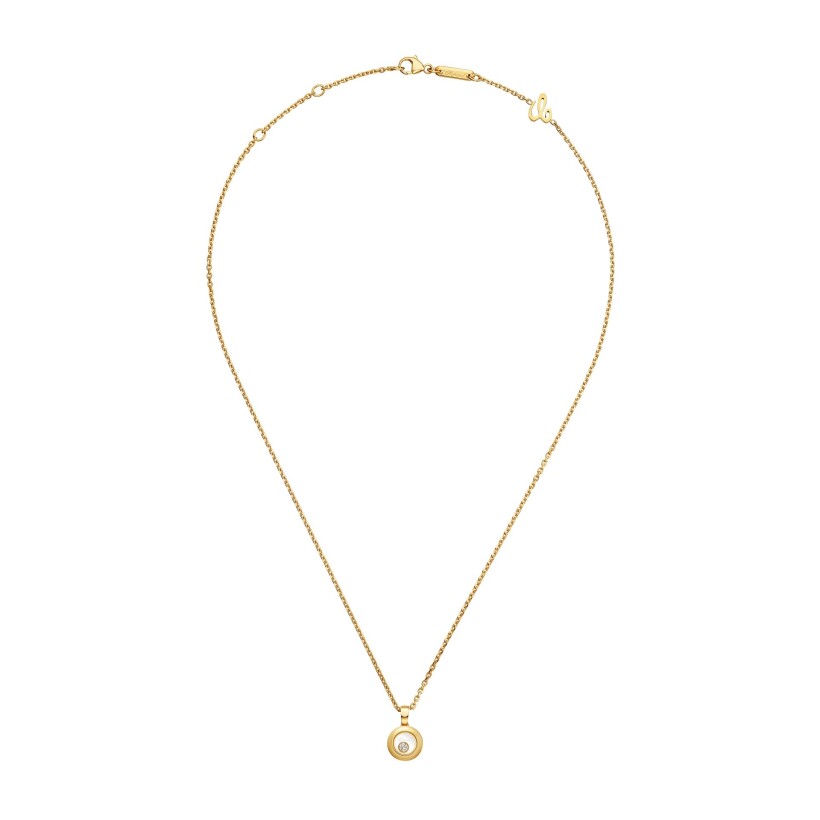 Chopard Happy Diamonds Iconse necklace, yellow gold