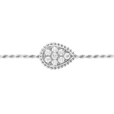 Bracelet Boucheron Serpent Bohème pavé de diamants, sur or blanc