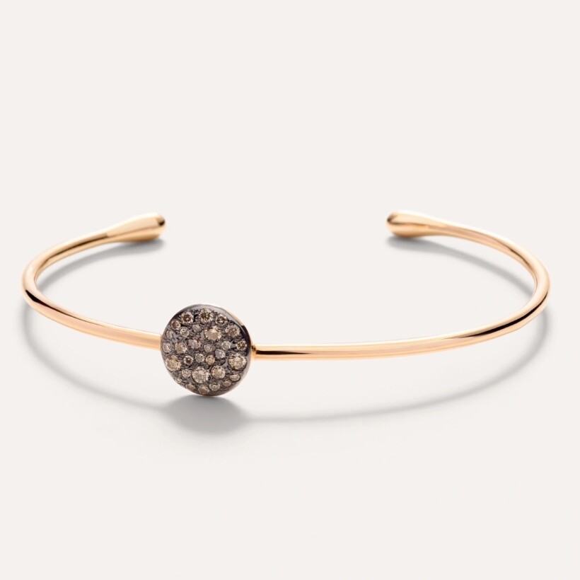 Pomellato Sabbia bracelet, rose gold and brown diamonds