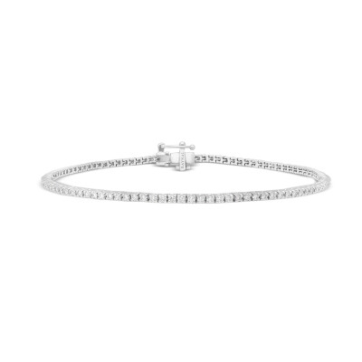 Bracelet riviere or blanc diamants Raynal