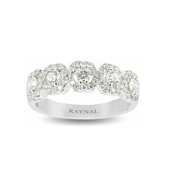 Bague Raynal en or blanc et diamants