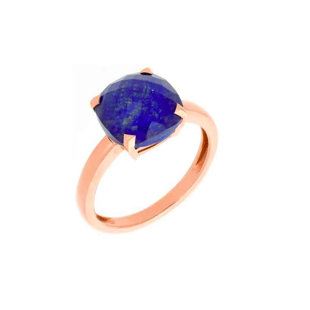 Bague Raynal en or rose et lapis lazuli