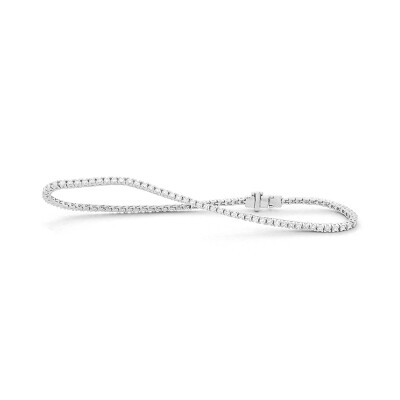 Bracelet riviere or blanc diamants Raynal