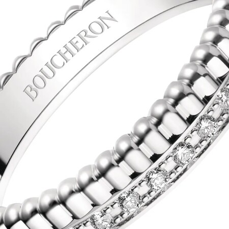 Alliance Boucheron Quatre Radiant Edition en or blanc et diamants