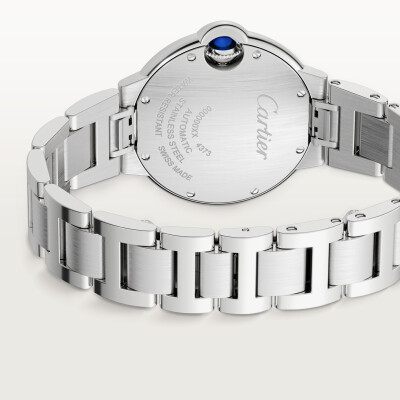 Montre Ballon Bleu de Cartier 33mm, mouvement automatique, acier