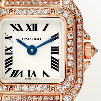 Montre Panthère de Cartier Mini modèle, mouvement quartz, or rose, diamants