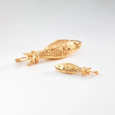 Pendentif Or jaune Young fish S Ole Lynggaard