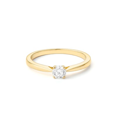Bague solitaire solo Promesse d'Eclat