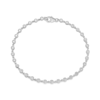 Bracelet Héméra or blanc diamants