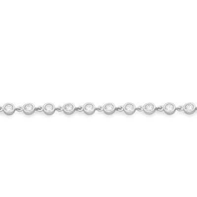 Bracelet Héméra or blanc diamants