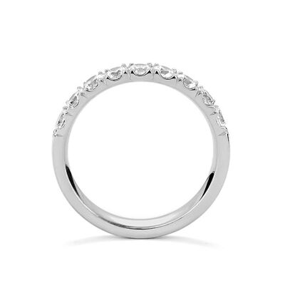 Aliiance Eclat Eternel or blanc diamants Raynal