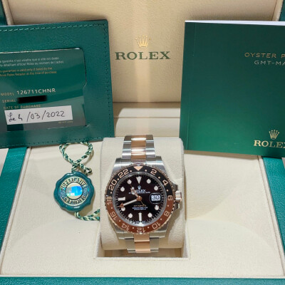 Rolex GMT-Master II “Root Beer” – Réf. 126711CHNR – 2022 – Full Set
