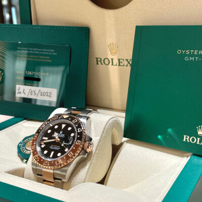 Rolex GMT-Master II “Root Beer” – Réf. 126711CHNR – 2022 – Full Set