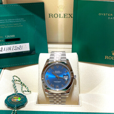 Rolex Datejust 41 - Réf 126300 - 2021 - Full Set
