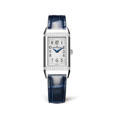 Reverso One Monoface Diamond Stainless Steel Quartz Watch 40.1 x 20 mm